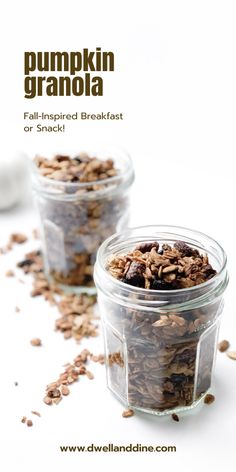 One of the best fall granola recipes is here! This easy pumpkin granola is a crunchy, sweet, and healthy homemade option. Try it today!