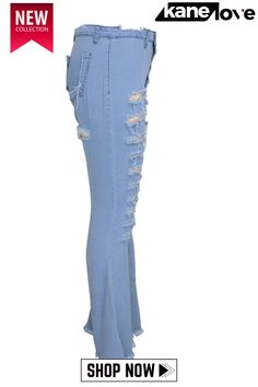 Light Blue Denim Sexy Hole Washing Plus Size Light Blue Denim, Elevate Your Style, Your Style, Blue Denim, Light Blue, Plus Size, Free Shipping, Blue