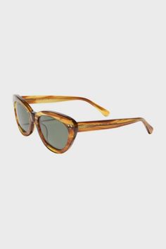 Ouru00a0trèsu00a0françaisu00a0take on the cat-eye silhouette, the Frenchy sunglass is theu00a0purrfect choice for the sophisticated femme. u00a0Sized just right, the thick-bodied, 51mm acetate frame features high, rounded corners accented with two metal rivets for a retro look to smarten even the most casual ensemble. u00a0Updated with polarized lenses. 1.5 Polycarbonate Lenses Triple-Barrel Hinges RX Optical Quality SIZE 51mm Eye Size 18mm Bridge 140mm Temple/Arm 5 1/8" Width 1 7/8" Height | Su Classic Cat Eye Sunglasses With Anti-reflective Coating, Luxury Vintage Women's Cat Eye Sunglasses, Modern Anti-reflective Cat Eye Sunglasses For The Beach, Retro Anti-reflective Cat Eye Sunglasses, Eye Silhouette, Vintage Cat-eye Sunglasses With Uv Protection, Barrel Hinges, Polarized Lenses, Retro Look