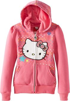 Hello Kitty Girls' Hoodie Fashion Hoodies Clothing Sanrio Clothes, Hello Kitty Hoodie, Hello Kitty T Shirt, Hello Kitty Sweatshirt, Kitty Clothes, Fall Fashion Skirts, Hello Kitty Clothes, Roblox T-shirt, Hello Kitty Drawing