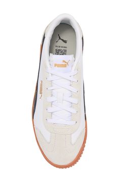 Show off skate-inspired style in this colorblock sneaker constructed with a bike-stitched toe, lightly padded collar and textured rubber sole. Synthetic upper and lining/rubber sole   Imported   Puma has received the Fair Labor Association accreditation, which signifies that the company has effective systems and procedures in place to successfully uphold fair labor standards throughout its supply chains, including strategies and tools to address and improve working conditions Sporty Skate Shoes With Rubber Toe Cap, Sporty Lace-up Skate Shoes With Rubber Toe Cap, Sports Leather Skate Shoes With Rubber Toe Cap, Leather Skate Shoes With Rubber Toe Cap For Sports, White Sneakers With Rubber Toe Cap For Sports, Sporty Leather Skate Shoes With Rubber Toe Cap, Sneaker Men, Supply Chain, Labor