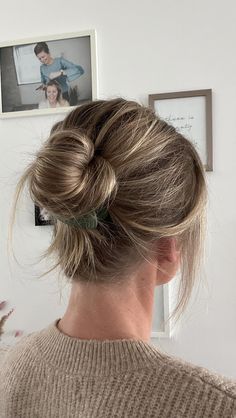 Instagram Casual Updos For Long Hair, Easy Hair Updos, Hairdos For Short Hair, November 17, Messy Bun, About Hair, Hair Updos, Hair Hacks