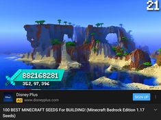 an image of a video game being played on the nintendo wii with text reading, diary plus minecraft seeds for building minecraft bed rock edition 17