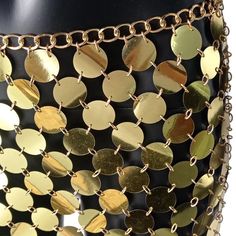 Metal sequin mini skirt. The size is adjustable. SIZE Waist Skirt length Hip 23.62-29.92 12.99 27.56-33.46 Summer Metallic Sequin Skirt, Gold Sequined Mini Skirt For Summer, Metallic Sequin Mini Skirt For Summer, Gold Skirt For Club And Summer, Sequin Mini Skirt, Sequin Mini Skirts, Sequin Mini, Skirt Length, Waist Skirt