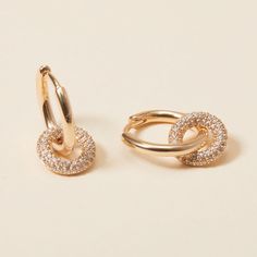 Our dazzling Crystal Eternity Double Hoop Earrings are a sparkly statement for a stylish mama. Featuring a smooth hoop linked to a circle of glistening crystals, these earrings are the perfect accessory to wear all year round.18K Champagne Gold Plated or 925 Sterling SilverLarge Hoop: Diameter: 1.58 cm, Thickness: 2.4mmSmall Hoop with Zircon: Diameter: 1 cm, Thickness: 2.54mmSent with love in a complimentary gift box Double Hoop Earrings, A Circle, Champagne Gold, Layering Pieces, Porter, Gold Plate, Hoop Earrings, Plating, 925 Sterling Silver