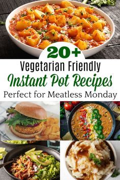 20 vegetarian friendly instant pot recipes perfect for meatless monday