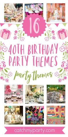 the top ten birthday party themes