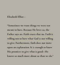 an image of a poem written in black and white with the words elizabeth elliot on it