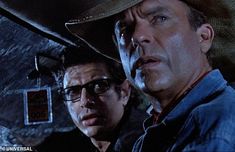 two men wearing hats and glasses in a scene from the television series indiana jones, which is currently on dvd