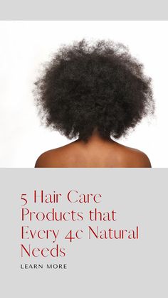 “According to hair experts, 4c natural hair is considered one of the most fragile hair types. This is because 4c curly hair grows out of the head in a tight, zig-zag shape that can leave strands susceptible to breakage at their weakest points.  For optimal health and growth, naturalistas with 4c hair should invest in the right hair care products and formulate a foolproof hair care routine. ” 4c Curly Hair, 4c Natural Hair Care, Type 4c Hairstyles, Natural Hair Care Routine, High Porosity Hair, Low Porosity Hair Products, Hair Porosity, 4c Natural, 4c Natural Hair