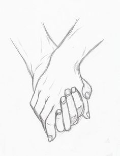 two hands are holding each other's hand