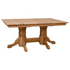 Oak Wood Furniture, Traditional Dining Set, Handcrafted Dining Table, Maple Furniture, Cherry Furniture, Dining Table With Leaf, Double Pedestal Dining Table, Craftsman Furniture, Mahogany Furniture