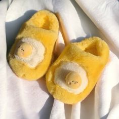 Looking for cute, cozy, warm slippers? These slippers are the comfiest shoes you'll ever wear. Providing cushion and comfort for everyday wear!  🥚Warm & Cozy: Perfect for the chilly months and keeping your feet nice and warm!   🤍Easy Wear: Closed toe and durable bottom for unlimited use.  🐣Cute Egg Design: These shoes display a breakfast design that adds a cute touch to any wear! 🍳Durable: Made with high quality, softest materials for everyday wear.  All sizes are US women's sizes.  Nonslip, Funny Slippers, Soft Sole Slippers, Fluffy Eggs, Egg Design, Funny Gifts For Women, Cute Egg, Fur Heels, Kids Slippers