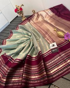 Banarasi Silk Saree Bridal, Silk Saree Bridal, Saree Draping Styles, Mysore Silk Saree, Wedding Saree Collection