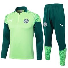 Mens Palmeiras Jacket + Pants Training Suit Green 2024/25

 	Palmeiras tracksuit set jacket and pants.
 	Embroidered logos
 	Green color
 	Product Code: PALSUIT005

SIZE MEN



Size
JERSEY LENGHT
SHOULDER WIDTH
SIZE IN CM
WEIGHT KG


S
70 cm
50 cm
168-173
60-65


M
73 cm
53 cm
173-178
65-70


L
76 cm
56 cm
178-183
70-75


XL
79 cm
59 cm
183-188
75-80


XXL
82 cm
61 cm
188-193
85-92


XXXL
85 cm
64 cm
193-196
92-97 Football Training Kit, Suit Green, Training Suit, Training Kit, Soccer Kits, Football Training, Soccer Training, Tracksuit Set, Soccer Football