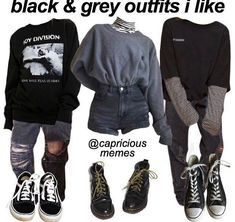 Goth Outfit, 90s Fashion Grunge, Hairstyles Braided, Grunge Look, Grey Outfit, Audrey Hepburn, Looks Vintage