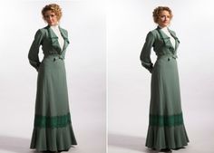 Julia Ogden, Pretty Suits, Menswear Inspired Outfit, Helene Joy, 1900s Costume, Murdock Mysteries, Steampunk Costumes, Belle Epoch, Live Images