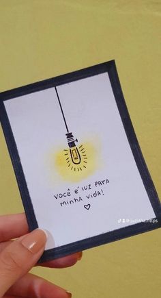 Presentinhos feito a mão Diy Cards For Boyfriend, Cards For Boyfriend, Diy Gifts For Friends, Presents For Boyfriend, Love Days, Lettering Tutorial, Diy Cards, My Flower