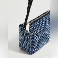 New With Tags Mango Bags, Crochet Shoulder Bag, Denim Shoulder Bags, Crystal Bags, Faux Leather Handbag, Plush Backpack, Leather Bucket Bag, Zipped Bag, Leather Bucket