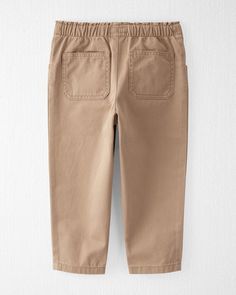 Toddler Organic Cotton Pants in Toasty Hazelnut from carters.com. Shop clothing & accessories from a trusted name in kids, toddlers, and baby clothes. Neutral Shades, Twill Pants, Organic Fabrics, Sustainable Materials, Cotton Pants, Shop Clothing, Hazelnut, Timeless Pieces, Cotton Twill