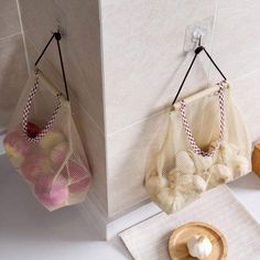 Keep your space organized and clutter-free with the Hanging Storage Net Bag. This versatile and convenient storage solution is perfect for small spaces or for keeping items within easy reach. It can be hung anywhere – in a closet, on a wall, or even in a car – making it a versatile choice for any home or lifestyle.The net design allows for maximum visibility and ventilation, making it perfect for storing items like shoes, clothes, toys, or even sports equipment. It's made with high-quality, dura Kitchen Vegetable Storage, Mesh Bags, Fruit And Vegetable Storage, Vegetable Storage, Rv Parts And Accessories, Produce Bags, Net Bag, Maximalism, Trash Bag