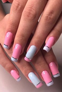 Gel Nails French, Makeup Nails Designs, Gel Toe Nails, Weak Nails, Pink Gel Nails, Gel Nail Art Designs, Gel Nail Extensions, Stylish Nails Designs