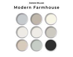 the modern farmhouse paint colors are available in several different shades and sizes, including black, white