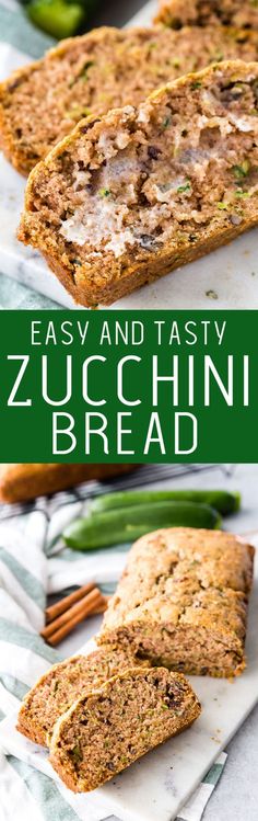 this easy and tasty zucchini bread is the perfect way to use up leftover bread