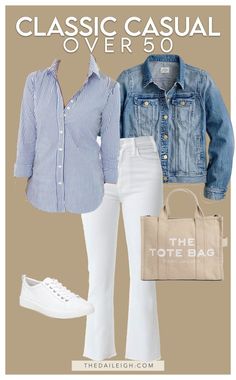 Classic Outfits For Women, Spring Wardrobe Essentials, Stylish Outfits For Women Over 50, Classic Style Outfits, Classic Casual, Wardrobe Style, Spring Wardrobe, Fashion Over 50, Classic Outfits