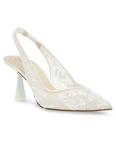 Betsey Johnson Women's Nikki Embroidered Slingback Evening Pumps - Macy's Bare Beauty, Jet Setter, Tech Gifts, Luxe Gifts, Night Looks, Barnes And Noble, Girls Shopping, Betsey Johnson, New Baby Products