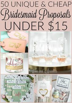 the ultimate guide to unique and cheap bridesmaid props under $ 15 - 50