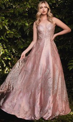 Ladivine J819 - Glitter Floral Ball gown – Couture Candy Floral Ball Gown, Winter Florals, Rose Gold Dress, Cinderella Divine, Backless Evening Dress, Gown Skirt, Prom Ball Gown, Unique Prom Dresses, Ball Gown Skirt