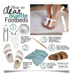 an image of how to wear slide foot soles