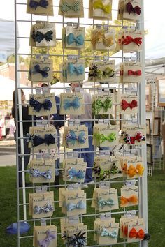 there are many different types of bows on display