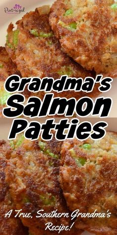 the cover of grandma's salmon patties