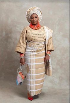 A total description of Africa Nigerian traditional wedding custom. This outfit give the total richness of African Yoruba culture in Ásooke fabric. Kindly provide your accurate measurements for proper fitting. Always feel free to start an esty conversation with me on enquires and order, I will be willing to give you all details you want to know about this outfit. Here to serve you better 💞 Nigerian Attire, Birthday Attire, Yoruba Culture, Iro And Buba, Nigerian Traditional Wedding, Nigerian Outfits, Bride And Groom Outfits, Nigerian Weddings, African Traditional Wedding