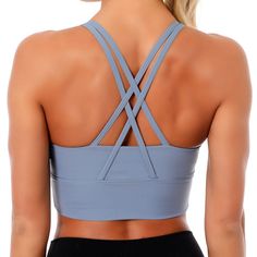 The EMES SHOP sports bra is detailed with a scoop neckline. Features double racerback straps that crossover the open back. This lightweight. breathable. quick-drying sports bra is perfect for your next gym session or yoga class.MATERIAL:85% Nylon 15% SpandexMEASUREMENTS:Small : 4-6 Waist: 25-26.5 in Chest: 33-34.5 in Medium : 6-8 Waist: 26.5-28 in Chest: 34.5-36 in Large : 8-10 Waist: 28-29.5 in Chest: 36-37.5 in X-Large : 10-12 Waist: 29.5-31 in Chest: 37.5-39 in Eatonton Georgia, Weight Lifting Workouts, Lululemon Energy Bra, Racerback Sports Bra, Black Sports Bra, Yoga Class, High Waisted Leggings, Weight Lifting, Yoga Fitness