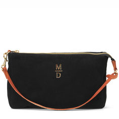 Slim profile shoulder bag perfect for a night out. Made of water resistant suede and a leather strap. Personalize with a monogram or graphic! A Monogram, Night Out, Water Resistant, Monogram, Shoulder Bag, Water, Leather