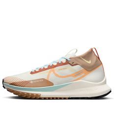 Nike Pegasus Trail 4 Gore-Tex 'Pale Ivory Bright Mandarin' FN8886-181 Nike Pegasus Trail 4, Perfect Sneakers, Shoes Sneakers Nike, Nike Pegasus, Go Outdoors, Nike React, Hot Sneakers, Trail Running Shoes, Adidas Yeezy