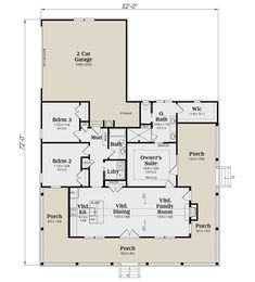 the first floor plan for this house