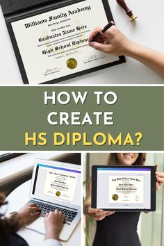 how to create an hs diploma?