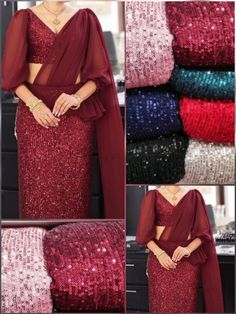 Made Up Kandyan Saree, Wedding Saree Jacket Designs Latest, Long Sleeve Saree Jacket, Kandyan Saree For Party, Sari Jacket Designs, Osariya Designs, Sequence Blouse Designs Latest, Saree Jacket Designs Weddings, Kandyan Saree Jackets Designs