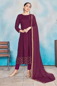 Palazzo Pakistani Suits, Designer Palazzo Salwar Kameez Dresses Online in UK - Shopkund Buy Salwar Kameez Online, Velvet Dressing Gown, Suits For Women Indian, Red Lehenga Choli, Celana Fashion