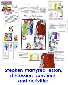 the children's story is shown with pictures and text