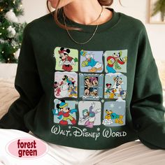 Walt Disney World Christmas Sweatshirt Alwaysky x Disney 2024. A fashionable but cozy shirt that blends style and utility. This shirt, which is made of premium fabrics, provides just the right amount of comfort and elegance in every setting. For those who value classic elegance, it is a wardrobe must due to its superb craftsmanship and adaptable design. This timeless shirt pairs nicely with jeans, trousers, and skirts. It will give any ensemble flare. It is a necessary item for any wardrobe. #christmas #walt disney #disney world #Shirt #Alwaysky Walt Disney World Christmas, Disneyland Christmas, Disney World Christmas, Epcot Shirts, Cartoon Sweatshirts, Disney Disney, Disney Christmas, Friends Shirt, Christmas Tees