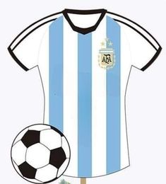 a soccer jersey with a ball on it