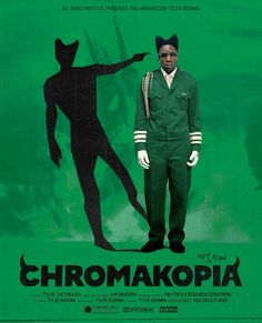 a movie poster for the film chromakopia with a man in uniform