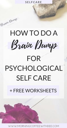 Self Care Worksheets, Morning Pages, Brain Dump, 30 Day Challenge, Self Care Routine, Gratitude Journal, Psych, Emotional Health, Me Time