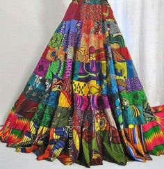 Patchwork Skirts, African Lace Styles, Patchwork Clothing, Patchwork Fashion, Patchwork Clothes, Sewing Dress, Clothing Art