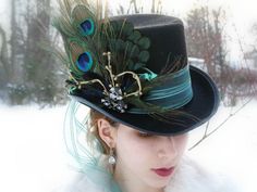 mad hatter top hat alice in wonderland top hat steampunk top Alice In Wonderland Top Hat, Karneval Diy, Mardi Gras Hats, Steampunk Outfits, Steampunk Top